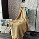 Knitted plaid made of cotton yarn rustic minimalism. Blankets. Pledy iz naturalnoj pryazhi Cosy Home. My Livemaster. Фото №6