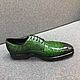 Order Derby made of genuine crocodile leather, in green. SHOES&BAGS. Livemaster. . Derby Фото №3