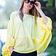 Нарядная, свободная блуза из хлопка - TP0486CT. Блузки. EUG FASHION. Ярмарка Мастеров.  Фото №5