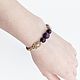 Bracelet lepidolite bracelet women's wristband bracelet thin. Braided bracelet. Macrame jewelry - gnezdo_kukushki. My Livemaster. Фото №4