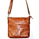 Women's Shoulder Bag (Druid Pull-up 435 Brown). Crossbody bag. J.P.-Handmade Designer Bags. Online shopping on My Livemaster.  Фото №2