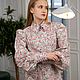 Заказать Блузка с цветочным принтом "Ассоль". Lubimoffshop. Ярмарка Мастеров. . Блузки Фото №3