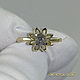 Ring 'Sunny-grey' gold 585, natural diamond. VIDEO. Rings. MaksimJewelryStudio. Online shopping on My Livemaster.  Фото №2