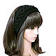Order Headband with a braid, braided hair Black. Space Cat Knitting. Livemaster. . Bandage Фото №3