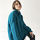 Свитер женский вязаный оверсайз. Свитеры. SoSimple handknit. Интернет-магазин Ярмарка Мастеров.  Фото №2