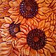 Cutting boards made of wood Sunflowers, 3 PCs. The art of carving. Cutting Boards. Art Wood Carving Gennady Makulov (gmrezba). Online shopping on My Livemaster.  Фото №2