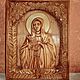 Kaluga icon of the mother of the Author - master of woodcarving Gennady Makulov
