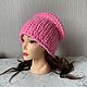 Order Knitted kubanka hat in different colors. vyazanaya6tu4ka. Livemaster. . Caps Фото №3