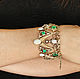 Vintage Estate 14.06tcw Emerald, Diamond & Opal Crown Bangle Bracelet, Bead bracelet, West Palm Beach,  Фото №1