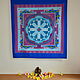 Hot yoga Batik panels for meditation Yantra Saturn. Carpets. Vastu Yantra. Online shopping on My Livemaster.  Фото №2