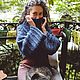 Заказать Свитер - пончо. Марина Свитер для художника. Ярмарка Мастеров. . Свитеры Фото №3