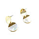 Pearl earrings, white stud earrings 'Frivolity'. Earrings. Irina Moro. My Livemaster. Фото №6