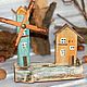 Scandi driftwood houses with a mill. Houses. Studio Villa-Oliva. Online shopping on My Livemaster.  Фото №2