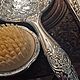 Винтаж: Набор для туалетного столика с зеркалом и расческой. Зеркала винтажные. Старая Англия. Ярмарка Мастеров.  Фото №6