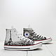 Виды Парижа с Эйфелевой башней - Высокие кеды Converse, Кеды, Москва,  Фото №1