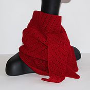 Knitted Snood from wool with Alpaca 