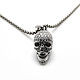 Подвеска из серебра Night Skull TEP38-01. Подвеска. Blacksilver. Интернет-магазин Ярмарка Мастеров.  Фото №2
