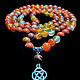 Rosary of Carnelian and red Jasper 108b, Rosary, Moscow,  Фото №1