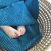 Работы для детей, handmade. Livemaster - original item Linen children`s blanket - Soft and airy blanket. Handmade.