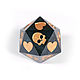 Заказать Большой дайс спасброска d20 для DnD Удача дворянина. Geek Shelf. Ярмарка Мастеров. . Фишки и кости Фото №3