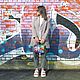Сумка "Graffiti", искусственная кожа, ручная роспись. Сумка через плечо. Наталья. Ярмарка Мастеров.  Фото №5