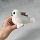 Миниатюрная интерьерная игрушка нерпа. Миниатюрный белек крючком. Амигуруми куклы и игрушки. РинаМарина. Интернет-магазин Ярмарка Мастеров.  Фото №2