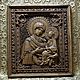 Резная Икона из дерева - Тихвинская Икона Божией матери, Иконы, Владимир,  Фото №1