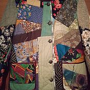 Одежда handmade. Livemaster - original item Patchwork jacket Bouquet of flowers. Handmade.