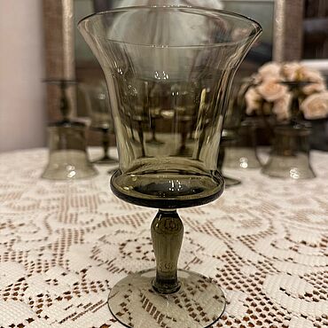 Посуда ручной работы. Ярмарка Мастеров - ручная работа Винтажный бокал 10 шт.. Handmade.