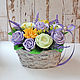 soap: Basket with lilac roses. Soap. my-monisto (my-monisto). Online shopping on My Livemaster.  Фото №2