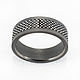 Grey titanium ring with a checkerboard pattern. Rings. asgdesign. My Livemaster. Фото №4