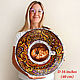 'Coffee with orange' - plate on the wall decor in the kitchen, Decorative plates, Krasnodar,  Фото №1