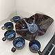 Заказать Керамическая ваза для фруктов "Under the sea" ручная работа. Pevnevets-pottery. Ярмарка Мастеров. . Фруктовницы Фото №3