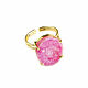 Rose quartz ring 'Tenderness'pink ring gift. Rings. Irina Moro. My Livemaster. Фото №4