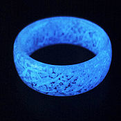 Украшения handmade. Livemaster - original item Glowing in the dark ring 