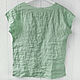 Блузка из 100% льна. Блузки. LINEN & SILVER ( ЛЕН и СЕРЕБРО ). Ярмарка Мастеров.  Фото №4