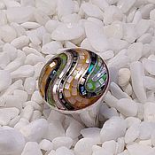 Украшения handmade. Livemaster - original item Silver ring with mother of pearl.. Handmade.