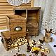 Заказать Чайный  мини - комод из ясеня "Долина мельниц". Роспись  и декупаж  от Марины (sovaj). Ярмарка Мастеров. . Мини-комоды Фото №3