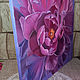 Peony oil painting, flower painting. Pictures. Kind paintings by Irina Belozerova. My Livemaster. Фото №6