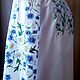 Women's embroidered blouse 'Cornflower tenderness' ZHR2-217. Blouses. babushkin-komod. Online shopping on My Livemaster.  Фото №2