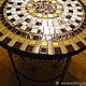 TABLES: Wrought iron table with mosaic 'Etna'. Tables. Marjana. My Livemaster. Фото №5