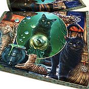 Фен-шуй и эзотерика handmade. Livemaster - original item Tarot tablecloth 50h50 cm. Cats. Handmade.