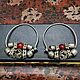 Vintage Silver Oriental Earrings, Vintage earrings, Moscow,  Фото №1