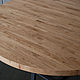Обеденный стол "Oak Round Plus" 120. Столы. The Sarai. Ярмарка Мастеров.  Фото №5