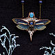 Necklace 'Lystra lanata' modern, insects. Necklace. House Of The Moon Dew. My Livemaster. Фото №5