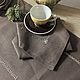 Order Tea and coffee linen set brown. flax&lace. Livemaster. . Tablecloths Фото №3