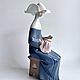 Винтаж: Lladro, фарфоровая статуэтка вышивальщицы. Статуэтки винтажные. Винтажные штучки. Ярмарка Мастеров.  Фото №4
