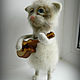 Order Vasily the cat felt, with a guitar. lilu. Livemaster. . Felted Toy Фото №3