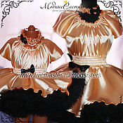 Одежда handmade. Livemaster - original item Dress for mom and daughter 