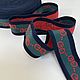 Резинка в стиле GUCCI (8749ф). Резинки. «Материя». Интернет-магазин Ярмарка Мастеров.  Фото №2